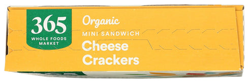 365 7.5 by Whole Foods Market, Organic Mini Cheese Sandwich Crackers, Ounce