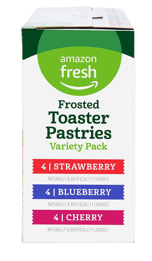 Amazon Fresh Pack 12 20.4 OZ Toaster Pastries Variety Ct