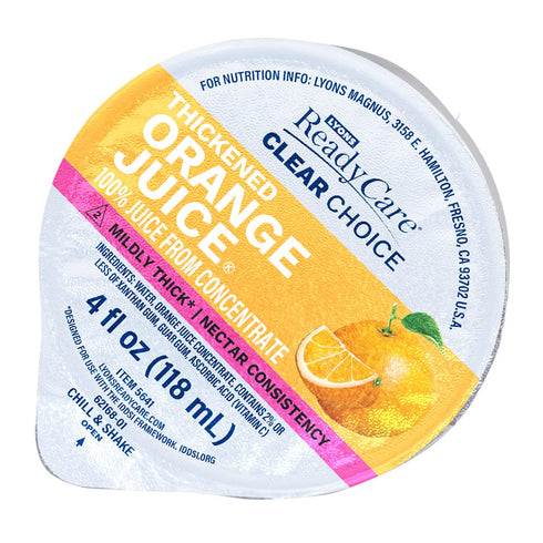 Lyons ReadyCare Thickened Orange Juice for Dysphagia & Swallowing Difficulty - Nectar