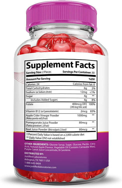 (3 Pack) Gummies 1000MG Gummies B12 180 Gummys Ripped Results Keto ACV Advanced Formula Ripped Results Keto Apple Cider