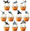 LETLIMIT 30pcs Airplane Dessert Cupcake Topper Baby Shower Children Boy Girl Happy Birthday