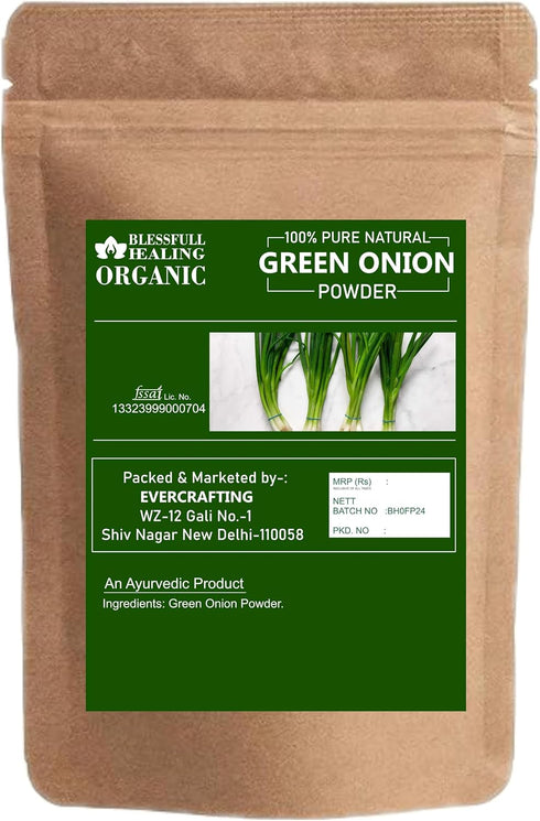 Blessfull Healing 100% 100 3.52 oz Organic Green Onion Powder Pure Natural Gram /