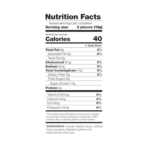 -1 lb (16oz) Sugar Free Fiery Cinnamon Hard Candy Discs Bag Individually Wrapped Keto And Diabetic Friendly Cinnamon