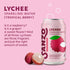 12oz, 12 Pack Sanzo Flavored Sparkling Water - Tropical Berry Seltzer (Lychee) - Low Calorie Low Sugar - Craft Asian