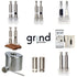 Set, Sriracha, Grind Gourmet Sriracha Flavored Salt and Salt Grinder Gift Jar of Sriracha Flake Salt and Salt Grinder