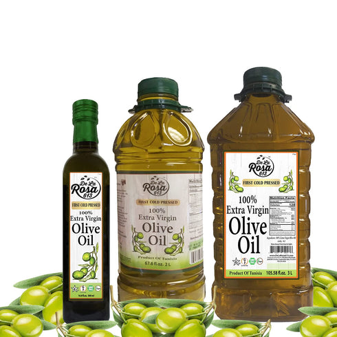 16.9 Oz (Pack 2) De La Rosa Extra Virgin olive Oil, First Cold Pressed, Vegan, Kosher, Non-GMO & Gluten-Free, Great