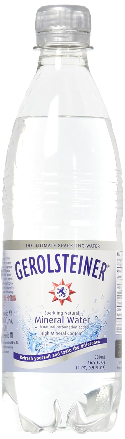Gerolsteiner , Water Sparkling, 17 Fl Oz, 6 Pack