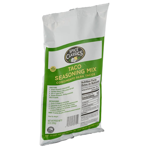 Spice Classics Taco Seasoning Mix, 9 oz
