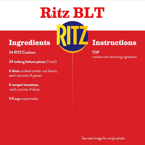 23.7 Oz (16 Packs) Ritz Fresh Stacks Original Crackers, Party Size, Travel Snacks, Multi Snack