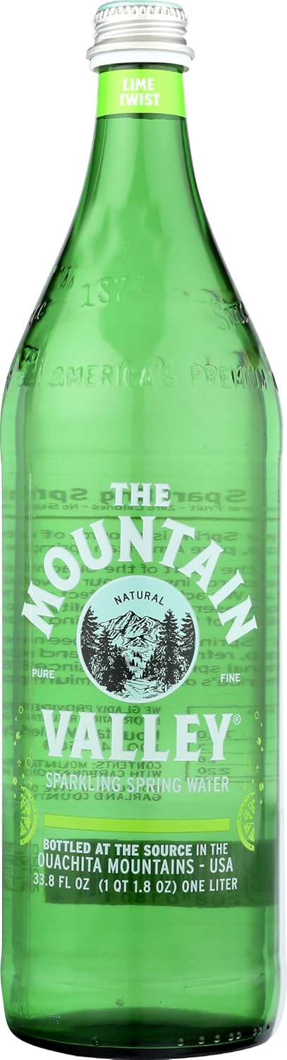 The Mountain Valley MOUNTAIN VALLEY WATER Sparkling Water Lime, 33.8 FZ