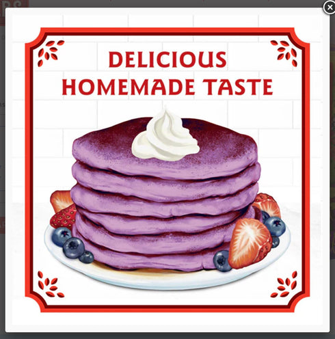 40 oz Birch Benders Ube Mochi Pancake & Waffle Mix | Bag | Gluten Free, Purple Yam Flavor, Fluffy & Chewy Texture