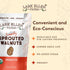 10 Oz, 3 Pack Lark Ellen Farm Organic Sprouted Walnuts Raw, Unsalted, Keto-Friendly, Healthy Vegan Snack, Gluten-Free