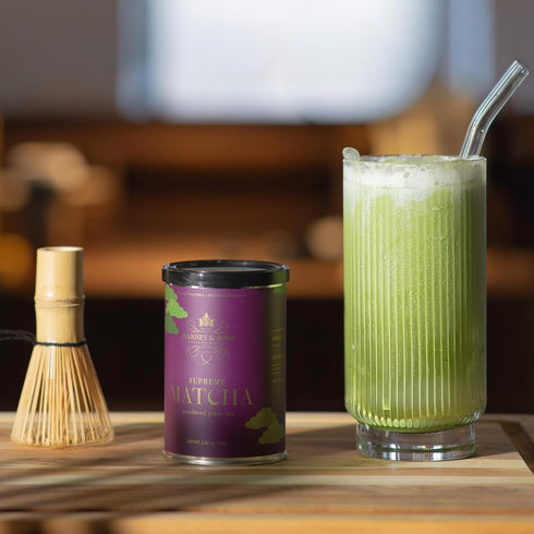 80 2.82 Harney & Sons Supreme Matcha, gram tin, ounces, Powdered Green Tea for Everyday, Matcha Lattes, Baking