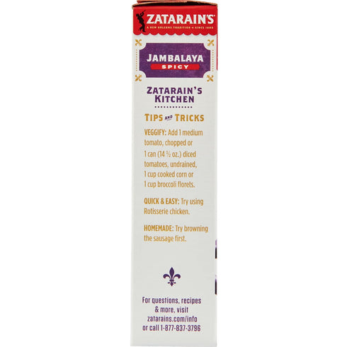 8 oz (Pack 8) Zatarain's Spicy Jambalaya