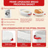 TKVAZK 9" 10" Sourdough Starter Kit, Bread Baking Supplies with Sourdough Jar Round & Oval Proofing Basket Magnetic
