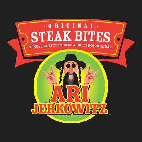 3.25 (3.25 (Pack 1)) Ari Jerkowitz Beef Jerky Original Steak Bites | by Walt's Hitching Post | Keto Friendly Tender