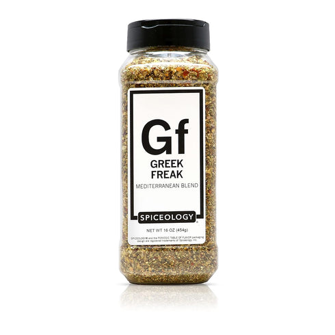 Spiceology Greek Freak Mediterranean Seasoning Greek Herbs & Spices for Chicken, Potatoes,
