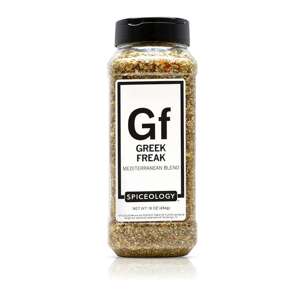 Spiceology Greek Freak Mediterranean Seasoning Greek Herbs & Spices for Chicken, Potatoes,
