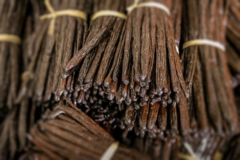 (10 Pack) Ugandan Vanilla Beans Whole Grade A Vanilla Pods for Homemade Vanilla Extract, Baking, Ice Cream, Flavoring