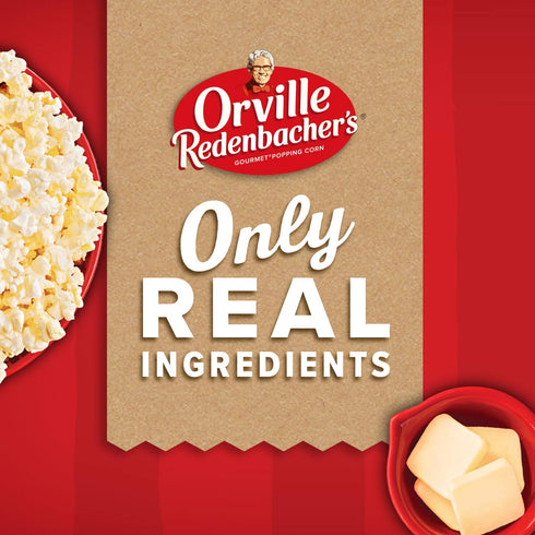 3g 19.74 Orville Redenbachers Microwave Popcorn, Movie Theater Butter Flavor, Fiber Per Serving, Ounce