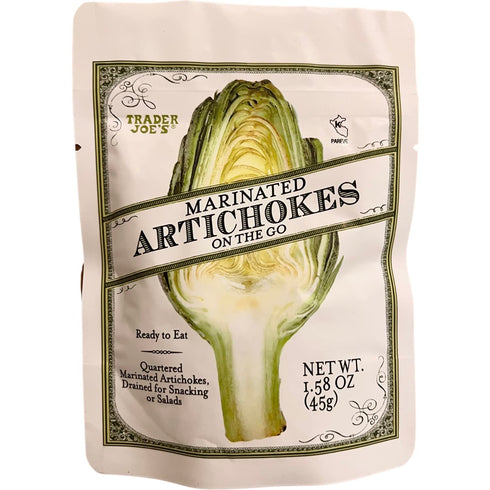 Generic 1.58 oz (Pack 3) Trader Joe's Marinated Artichokes On The Go Ready to Eat Kosher