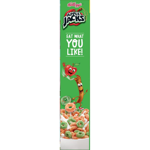 Apple Jacks 8 13.2oz (1 Cold Breakfast Cereal, Vitamins and Minerals, Kids Snacks, Large Size, Original, Box Box)