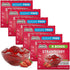 Simply Delish Plant Based Natural Strawberry Jel Dessert, 6 Pack, Zero Sugar, Gluten Free, Vegan