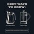 100% 1 LB Bizzy Cold Brew Coffee | Decaf Blend | Water Process | Coarse Ground Coffee | Micro Sifted | Specialty Grade