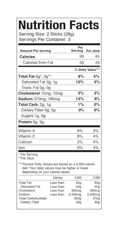 Vermont Smoke & Cure Abf BBQ Beef Sticks, 3 Oz