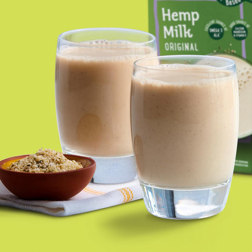 32 oz (Pack 4) Pacific Foods Original Hemp Milk, Plant Based Milk, Carton