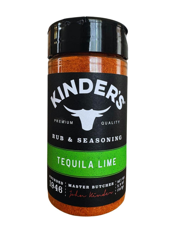 Kinder's Tequila Lime Seasoning, 5.9 oz Bottle