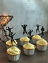 36 PCS Male Dancers Beefcake Cupcake Toppers - Bachelorette Decoration Supplies