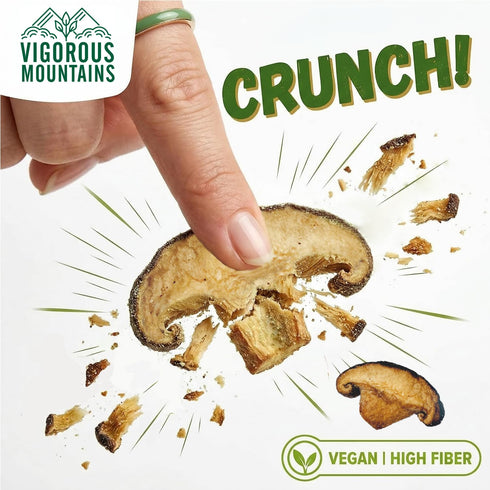 Robust Shiitake Mushroom Snack Chips