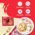 (10 2.12oz) 6-Pack, 32g Hethstia Dried Shirataki Rice, Vegan Konjac Dry Rice x + High Protein Ramen, Spicy Beef Flavor