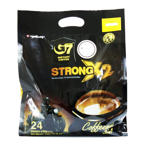 Trung Nguyen G7 Strong X2 3 in 1 Instant Coffee Roasted Ground Coffee Blend