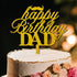 Gamer Control Boy Birthday Gold Cake Toppers Personalized Happy Birthday Cake Topper