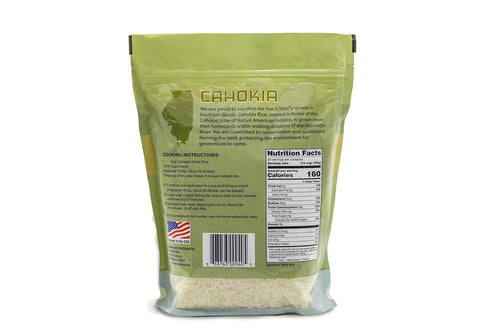Cahokia 2 lb Premium High Protein White Rice - Bag