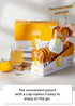 15 Packs (17.8 oz Korean Food Trufru Real Yuzu Pear Ginger Essence - All-Natural Cold Pressed Vitality Shot, Morning