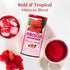 100 The Republic of Tea Natural Hibiscus Tea Super Refill, Tea Bags, Herbal Blend, Caffeine Free, Gluten Free