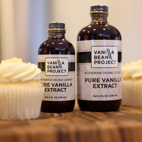 4 Vanilla Bean Project | ROC Regenerative Organic Certified | Vanilla Extract For Baking and Cooking | Ounces