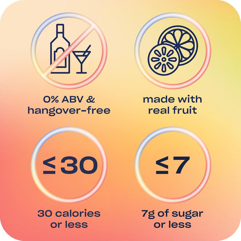 12oz, Pack 12) Recess Zero Proof Craft Mocktails, Alcohol Free Drinks, With Adaptogens, Non-Alcoholic Beverage