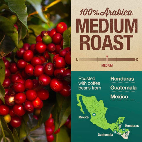 2lb 100% Mayorga Organic Coffee Mayan Blend - Medium Roast Whole Bean Coffee Specialty Grade, Arabica, Slow Roasted