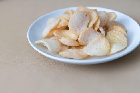 3 Pack 2 oz Kinjirushi Authentic Japanese Curry Shrimp Chips, of Bags, Crispy Asian Snack, Mild Curry Flavor, Product