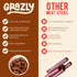 10g 4 oz Grazly Plain Beef Stick Ends Made With Only Grass-Fed Beef, Spring Salt & Collagen Casing Bite-Sized