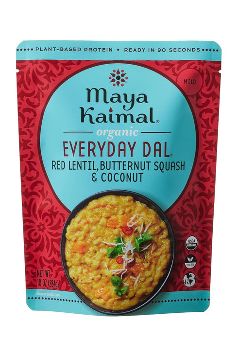 MAYA KAIMAL Organic, Everyday Dal, Red Lentil, Butternut Squash & Coconut, 10