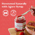 10 oz Agave Sweet Natural Strawberry Fruit Spread Sweetened with Agave Syrup | No Sugar Organic Strawberry Jam | No