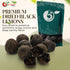 3 NY Spice Shop Whole Dried Black Lemons - Pound Citrus limon - Natural Sun-Dried Loomi - Tangy Citrus Pods for Middle