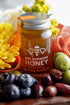 Set, 4 3 OZ Bee Harmony Rare Varietals Honey Flight, Mini Honey Gift Jars, Each, Premium, Raw (Acacia, Buckwheat