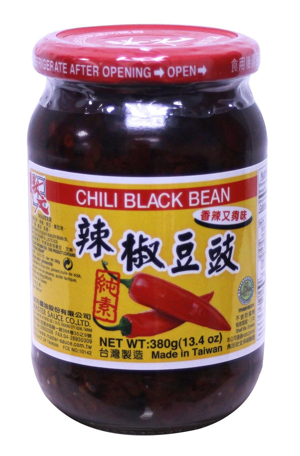 ???? douchi Fermented Black Bean Sauce for Asian Cooking, 13.4oz (Spicy)