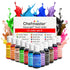 Chefmaster - Liqua-Gel Food Coloring - Fade Resistant Food Coloring - 12